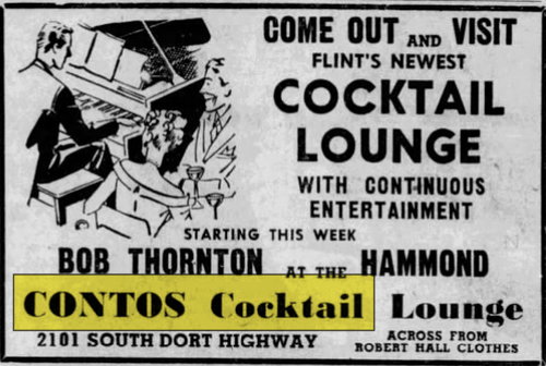Contos Cocktail Lounge - Jun 24 1955 Article (newer photo)